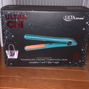 Blue sparkle Chi Flat Iron Hair Straightener